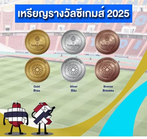 เหรียญรางวัลซีเกมส์2025