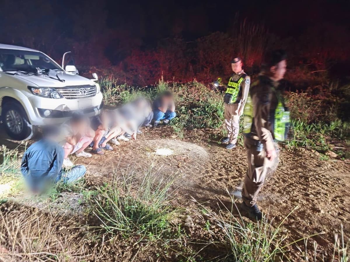 จับลักลอบขนจีนเทาข้ามเขมรซุกไทย