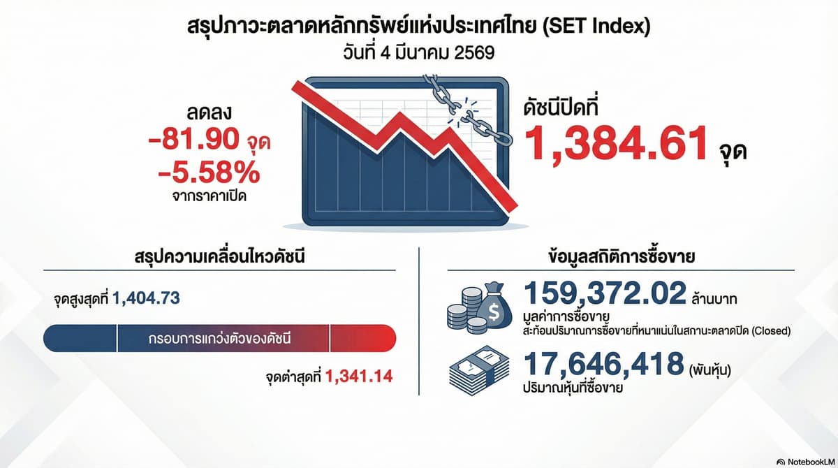 สรุปภาวะตลาดหลักทรัพย์
