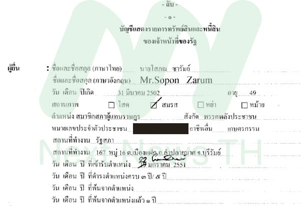 เอกสารบัญชีทรัพย์สิน