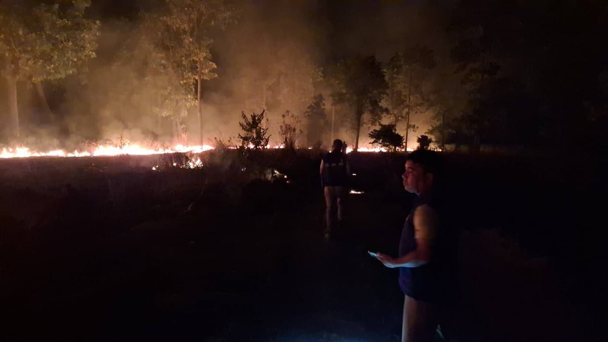 เผาริมทาง