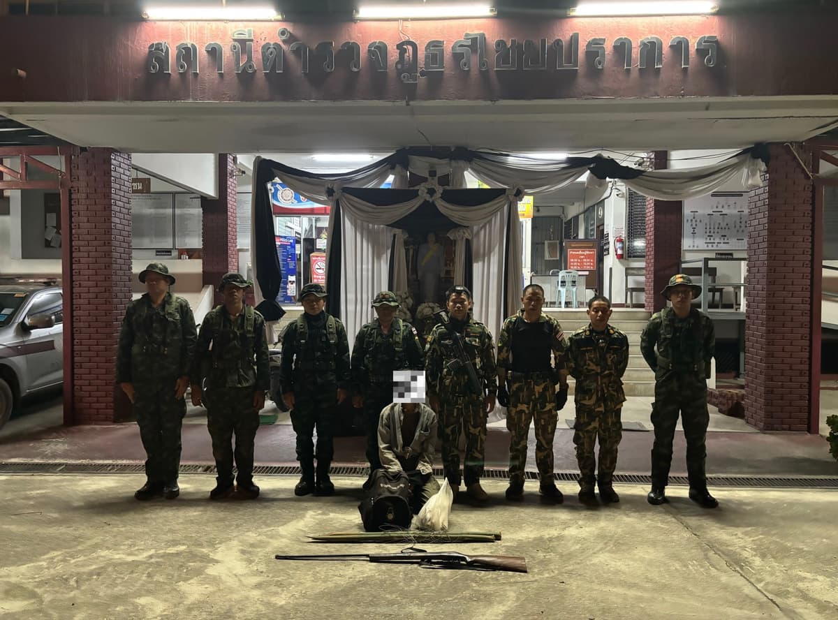 ผลการปฏิบัติ พบและจับกุมผู้ต้องหาได้ 1 ราย