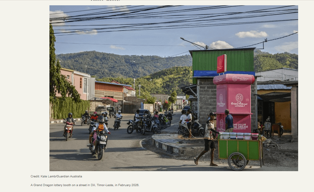 แผงล็อตเตอรี่ของ Grand Dragon