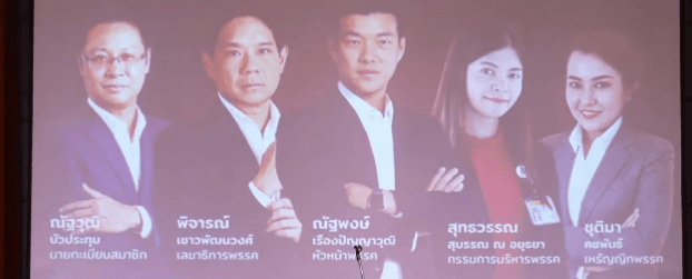 รายชื่อทีมบริหารพรรคประชาชนชุดใหม่