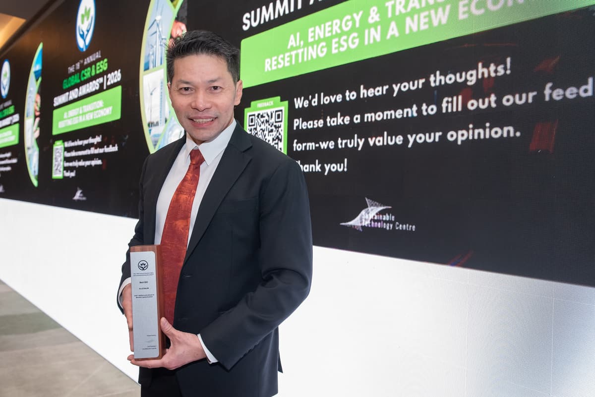 นายชาทิตย์ ห้วยหงษ์ทอง ประธานกรรมการบริหาร บริษัท เชฟรอนประเทศไทยสำรวจและผลิต จำกัด