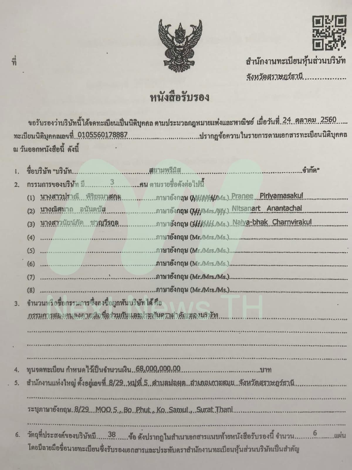 เอกสารกรมพัฒนาธุรกิจการค้า