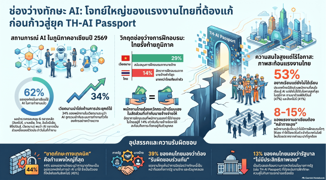 ปัญหาการใช้งาน AI ของไทย