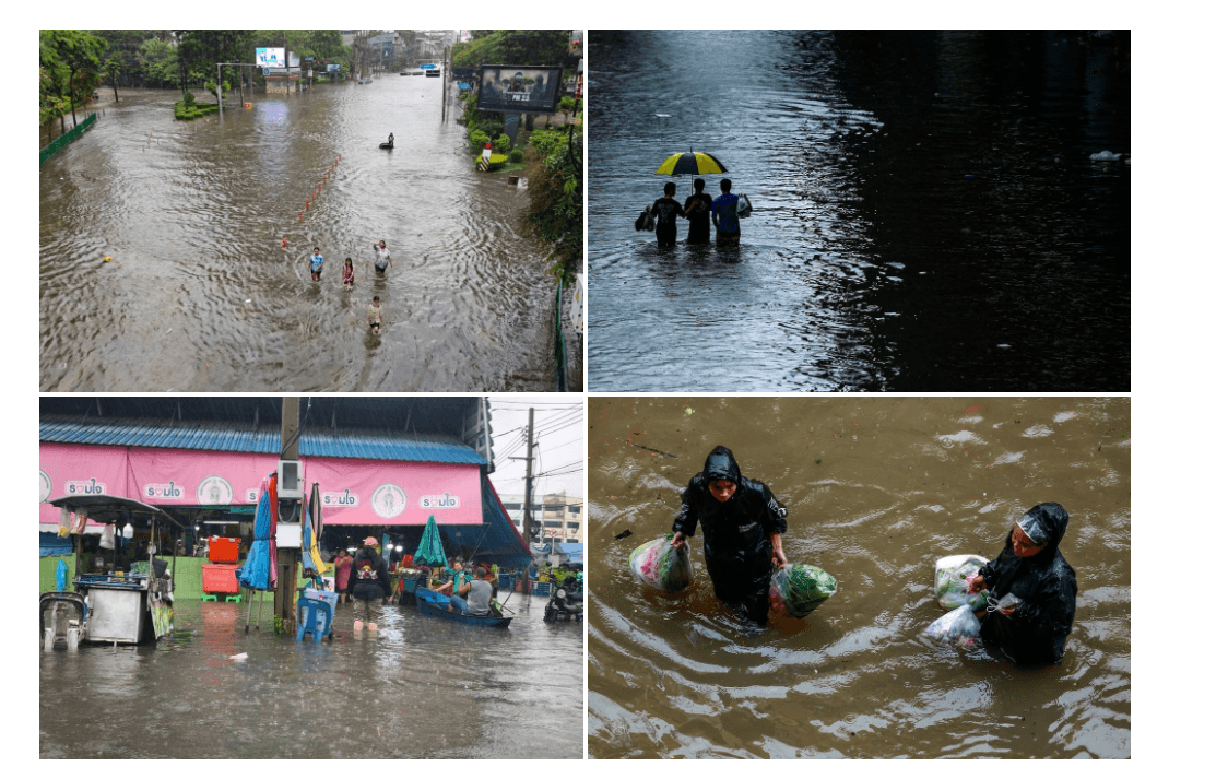 เหตุน้ำท่วมในไทยจากฝนที่ตกแช่