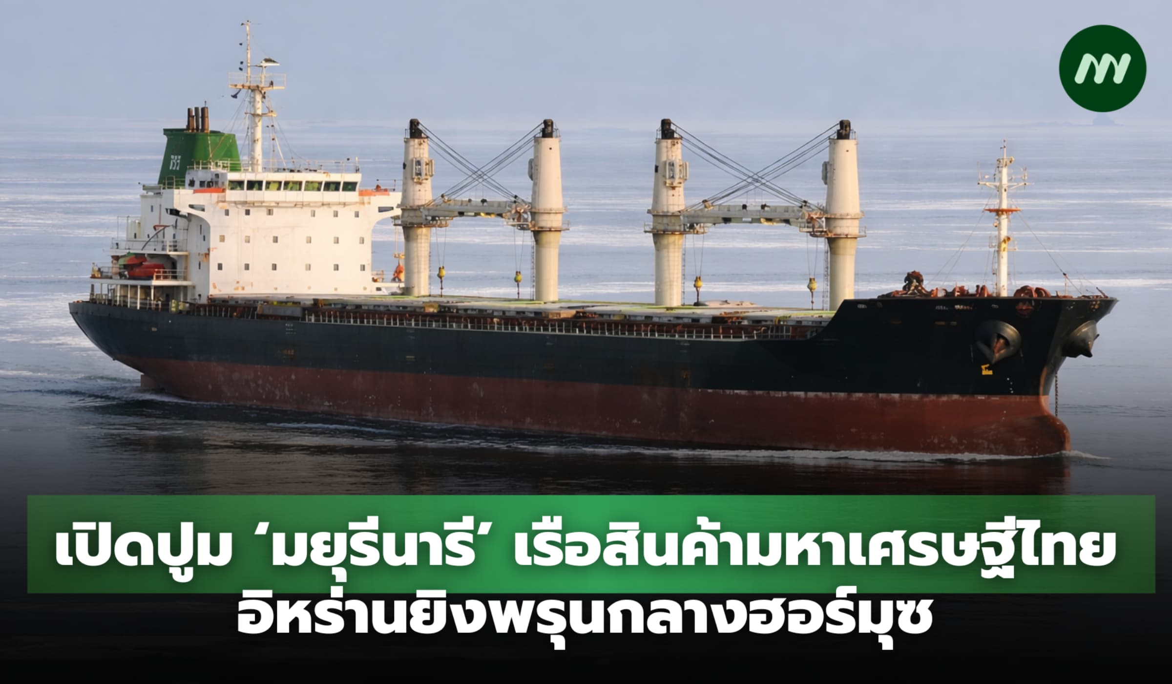 เปิดปูม ‘มยุรีนารี’ เรือสินค้ามหาเศรษฐีไทย อิหร่านยิงพรุนกลางฮอร์มุซ