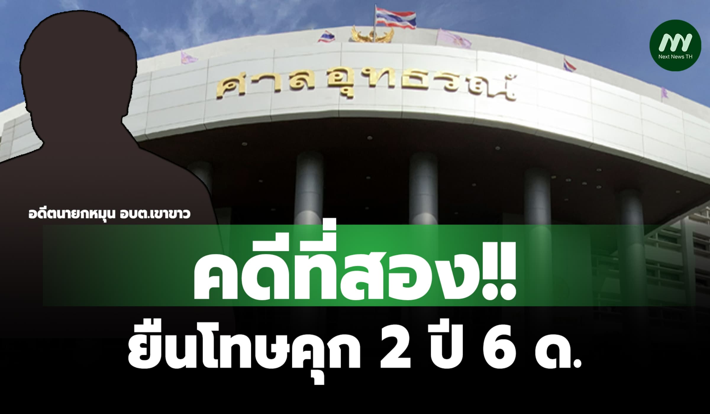 คดีที่สอง! ยืนโทษ คุก 2 ปี 6 ด. อดีตนายกหมุน อบต.เขาขาว ตรัง