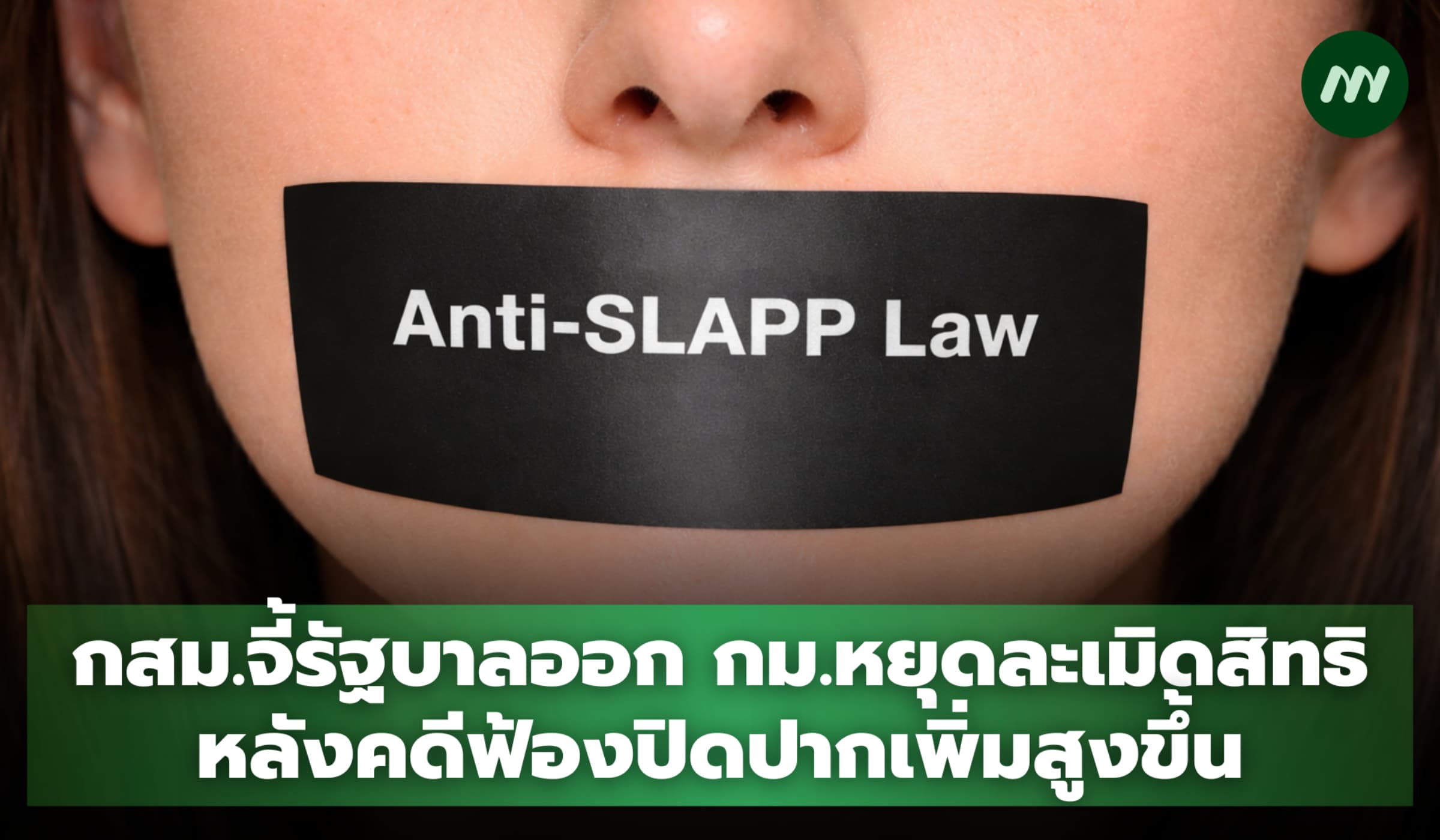 กสม.จี้รัฐบาลออกกฎหมายหยุดละเมิดสิทธิ หลังคดีฟ้องปิดปากเพิ่มสูงขึ้น