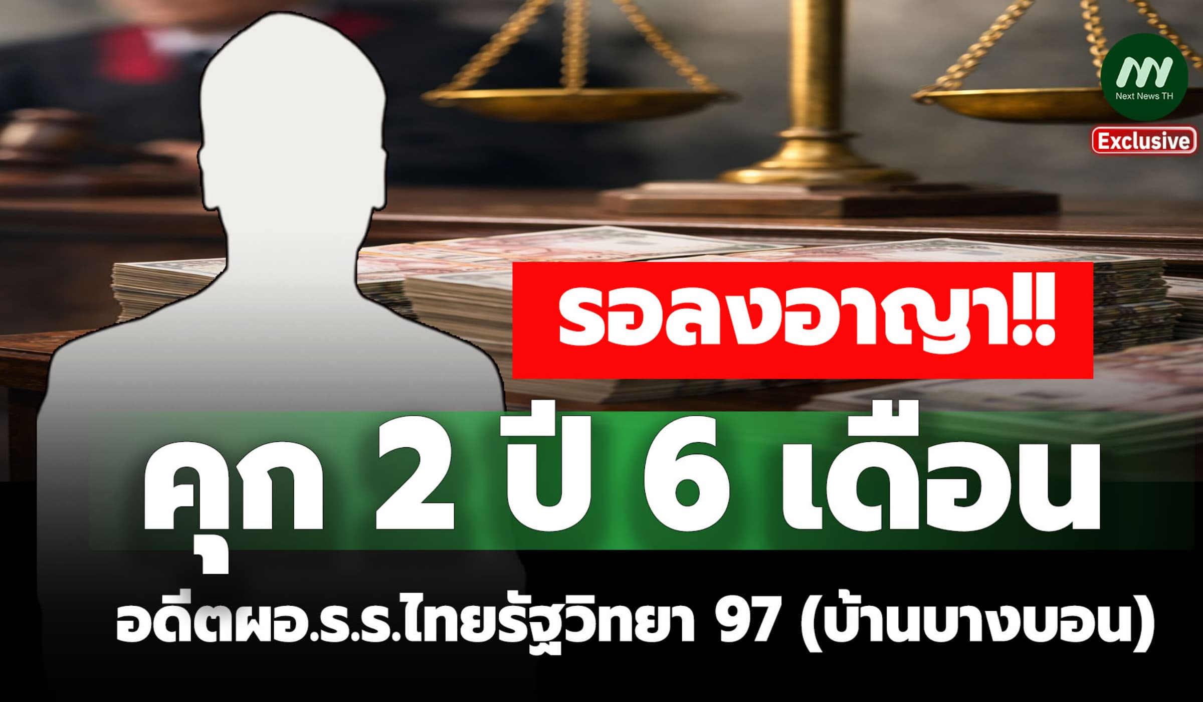 คุก 2 ปี 6 ด.! รอลงอาญา อดีตผอ.ร.ร.ไทยรัฐวิทยา 97 ยักยอกเงินหลวง