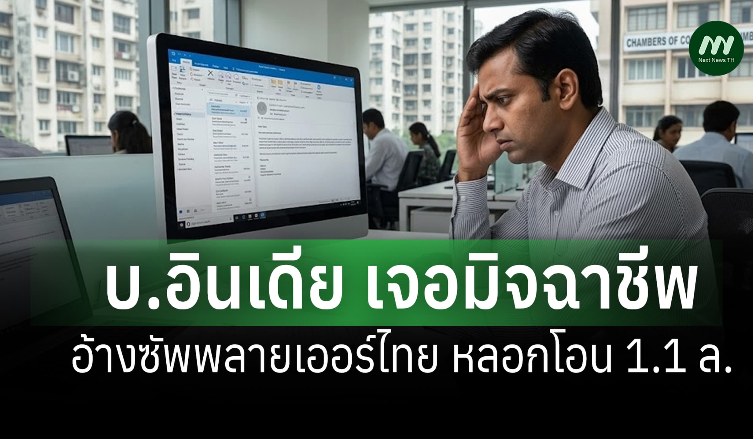 บ.อินเดีย โดนมิจฉาชีพ อ้างเป็นซัพพลายเออร์ไทย หลอกโอนค่าของ 1.1 ล.
