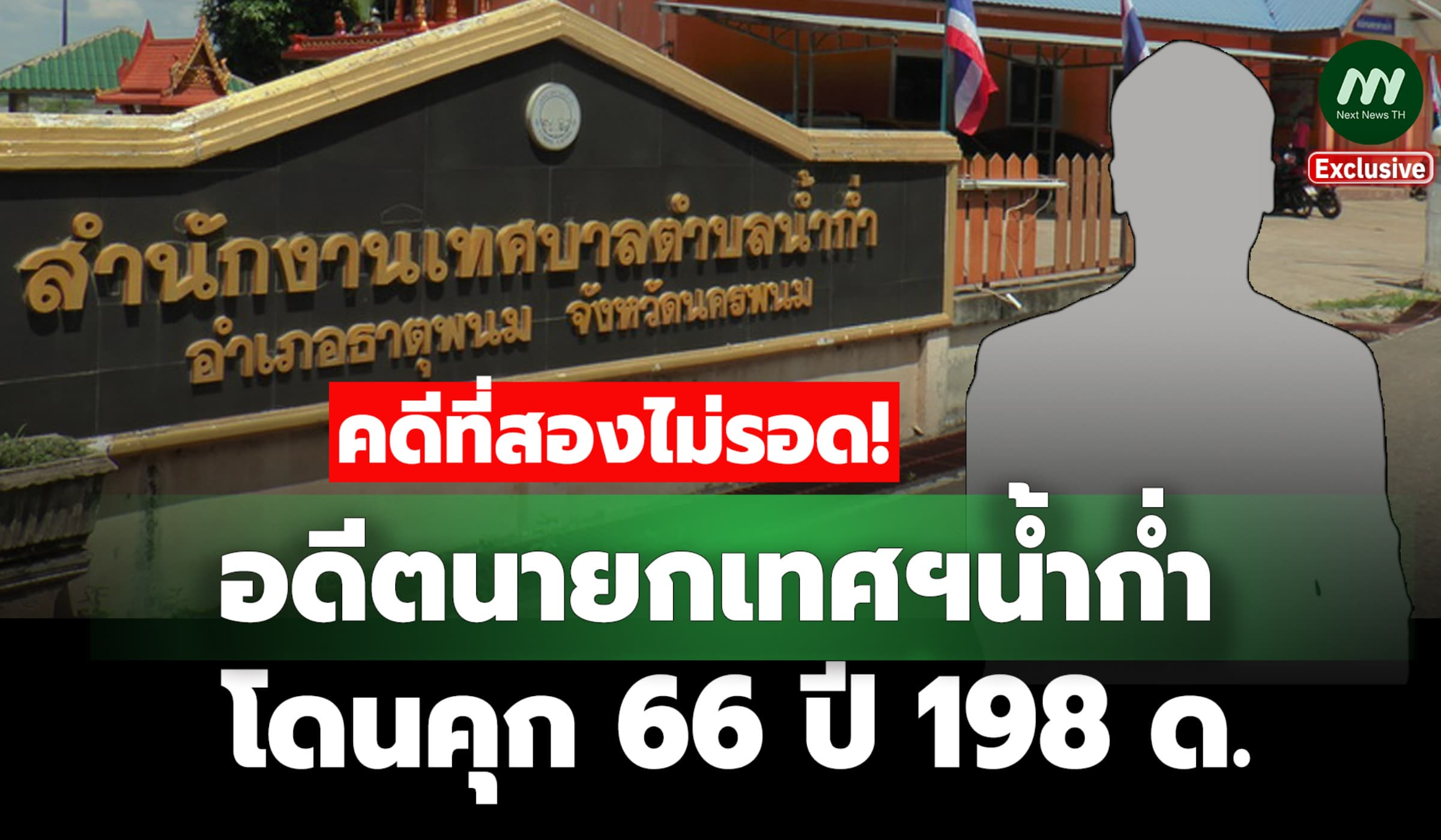 ทุจริตซ่อมถนนลูกรัง 33 โครงการ! อดีตนายกเทศฯน้ำก่ำ โดนคุก 66 ปี 198 ด.