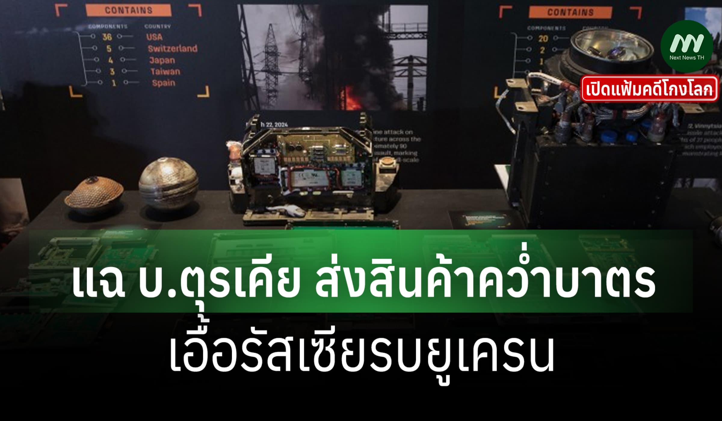 เปิดแฟ้มคดีโกงโลก:แฉ บ.ตุรเคีย ส่งสินค้าคว่ำบาตรเอื้อรัสเซียรบยูเครน