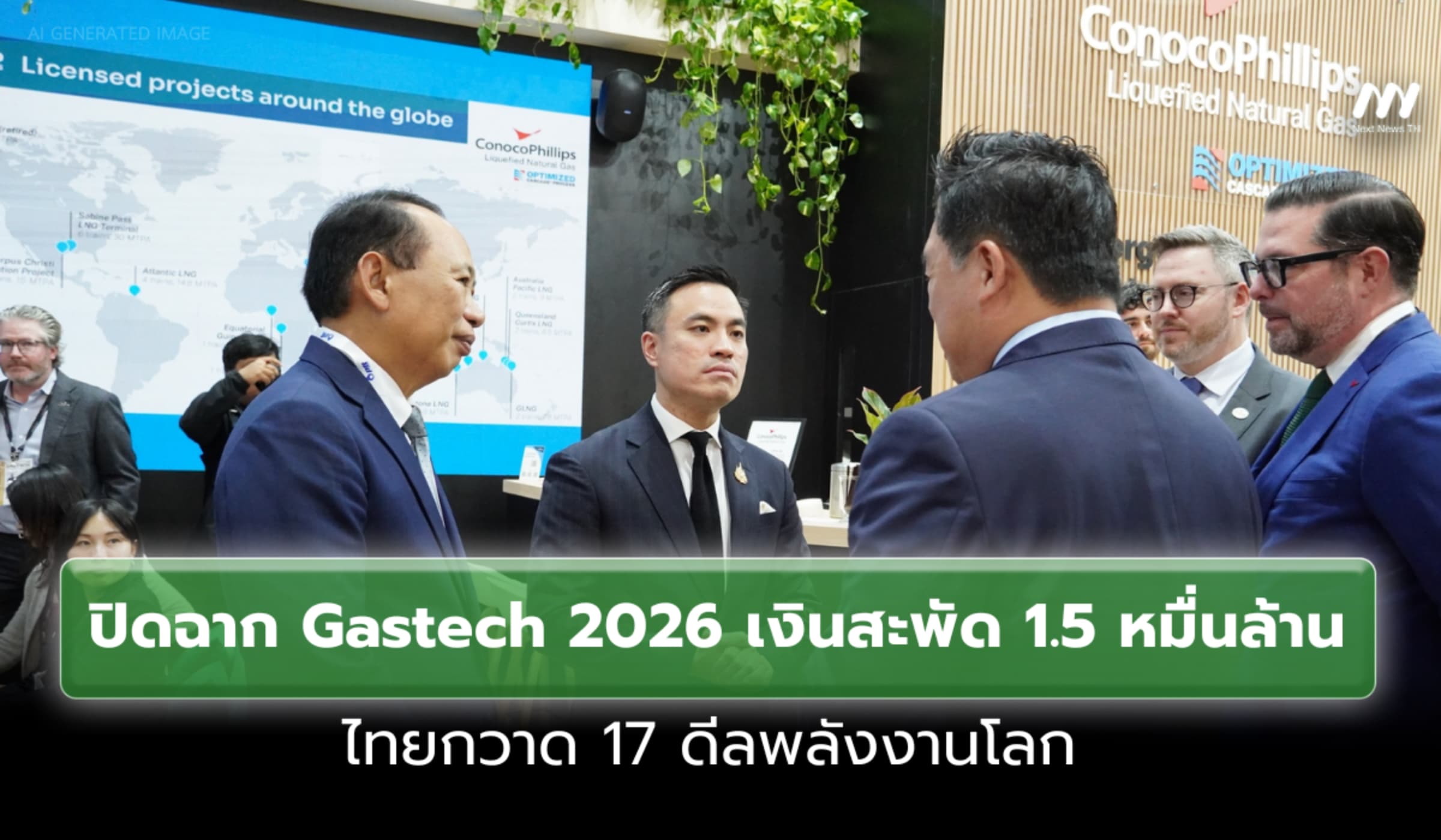 ปิดฉาก Gastech 2026 ไทยกวาด 17 ดีลพลังงานโลก เงินสะพัด 1.5 หมื่นล้าน