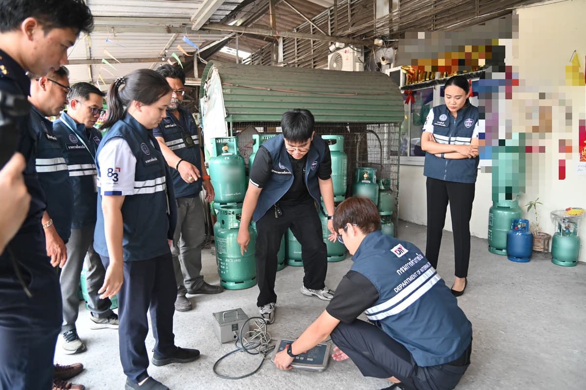 ตรวจสอบโรงบรรจุก๊าซหุงต้มไม่เต็มถัง (1)