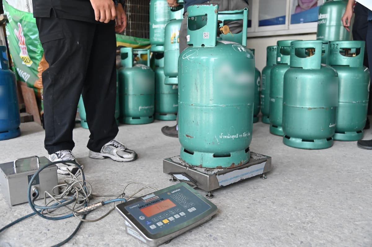ตรวจสอบโรงบรรจุก๊าซหุงต้มไม่เต็มถัง (2)