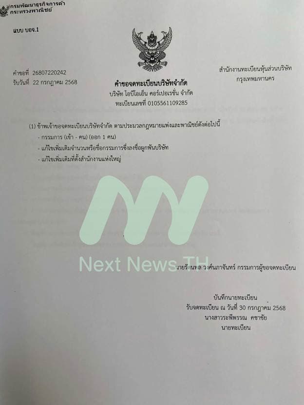 เอกสารกรมพัฒนาธุรกิจการค้า