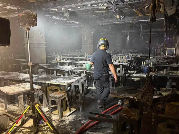 เหตุเพลิงไหม้ร้านอาหารย่านลาดพร้าว ทำให้มีผู้เสียชีวิตจำนวนมาก