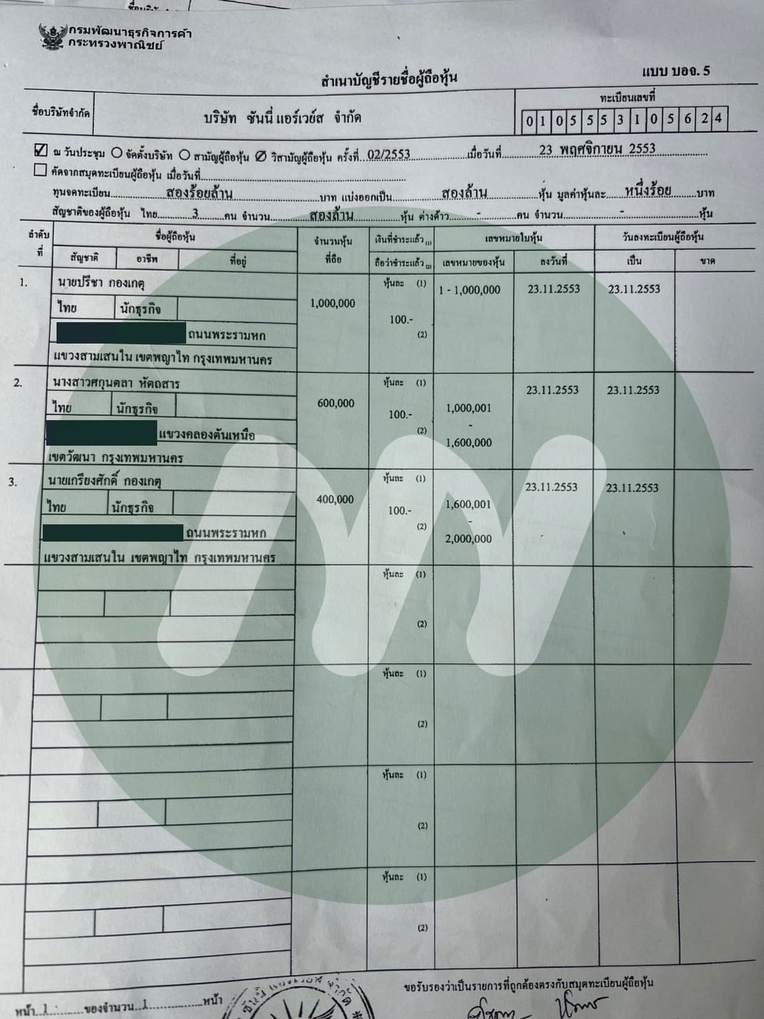 เอกสารประกอบ