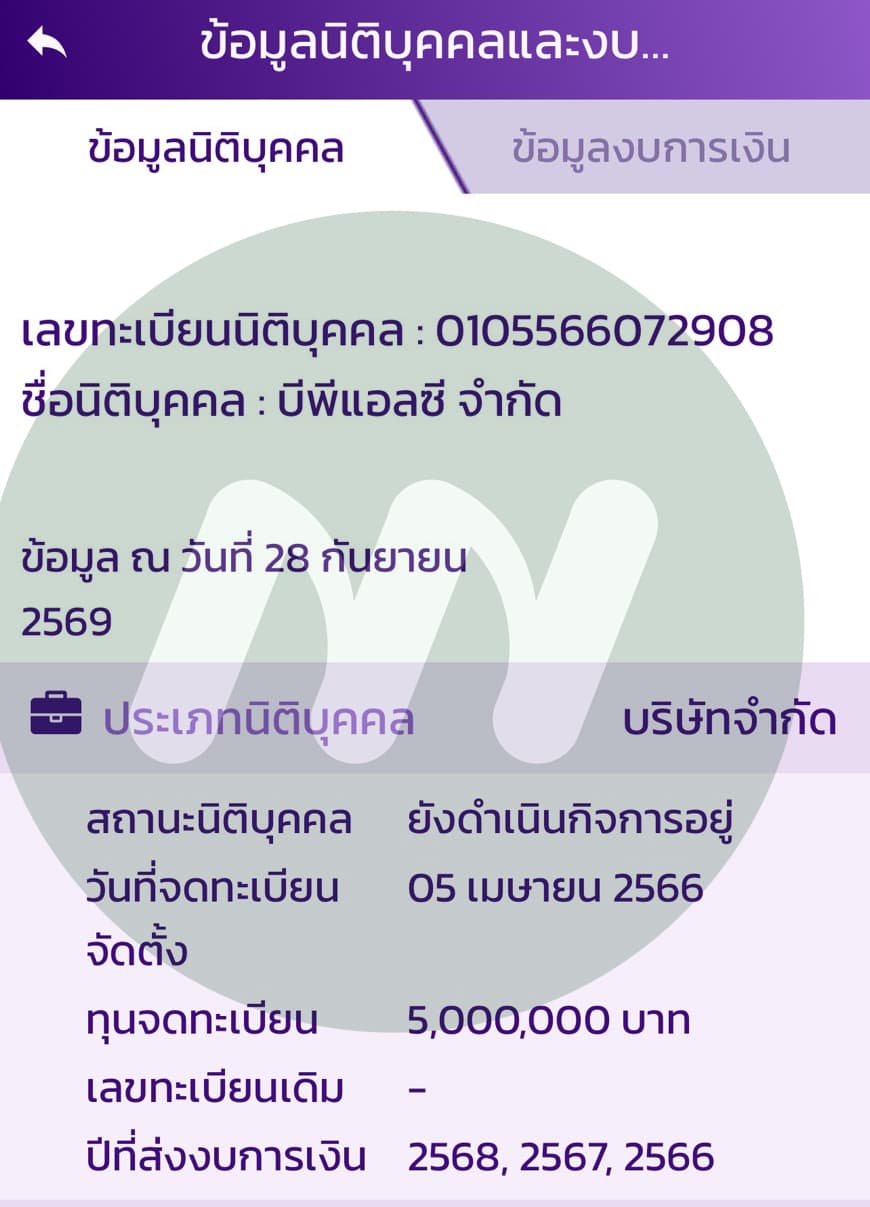 ข้อมูลบริษัท