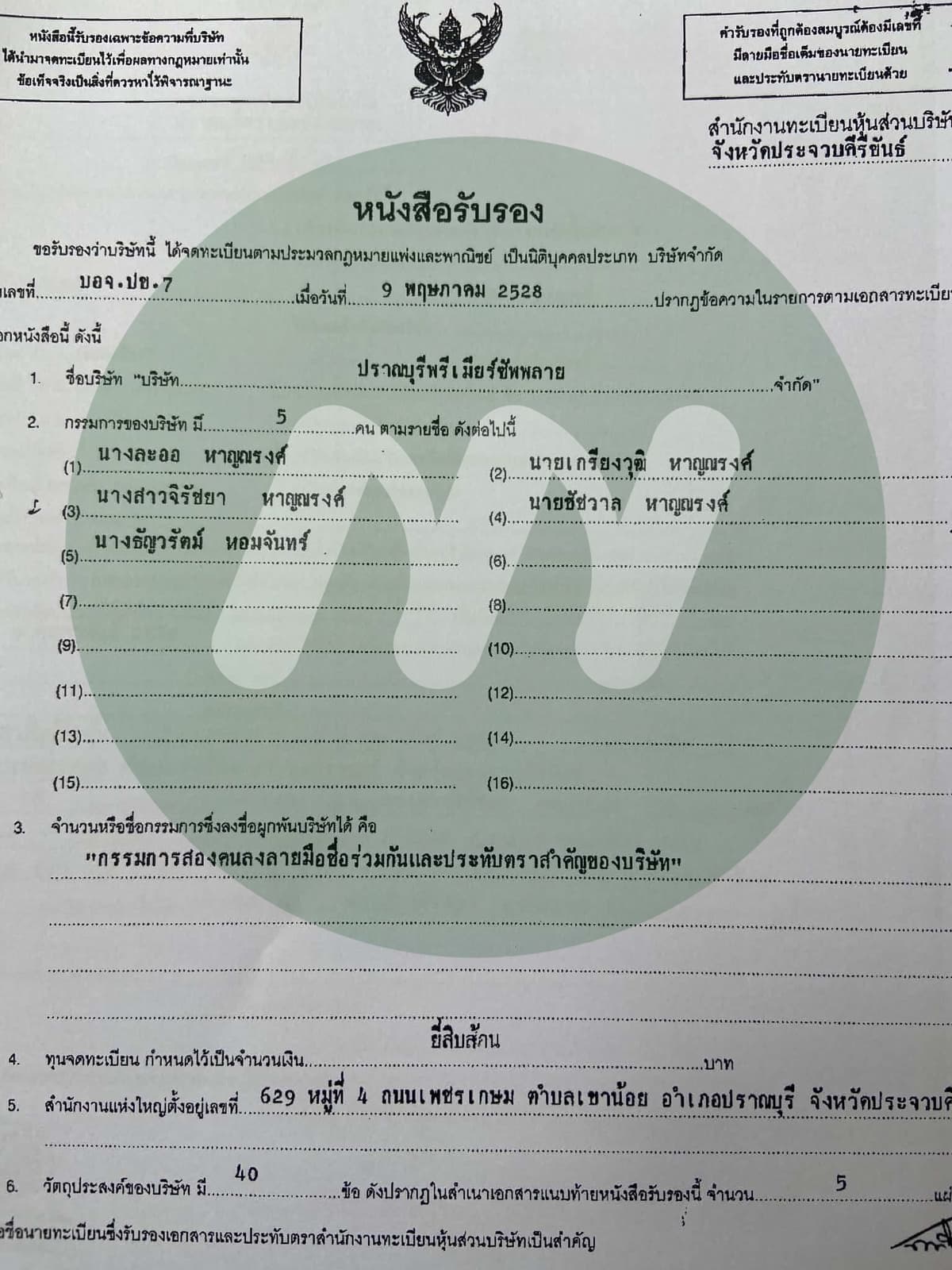 เอกสารประกอบ