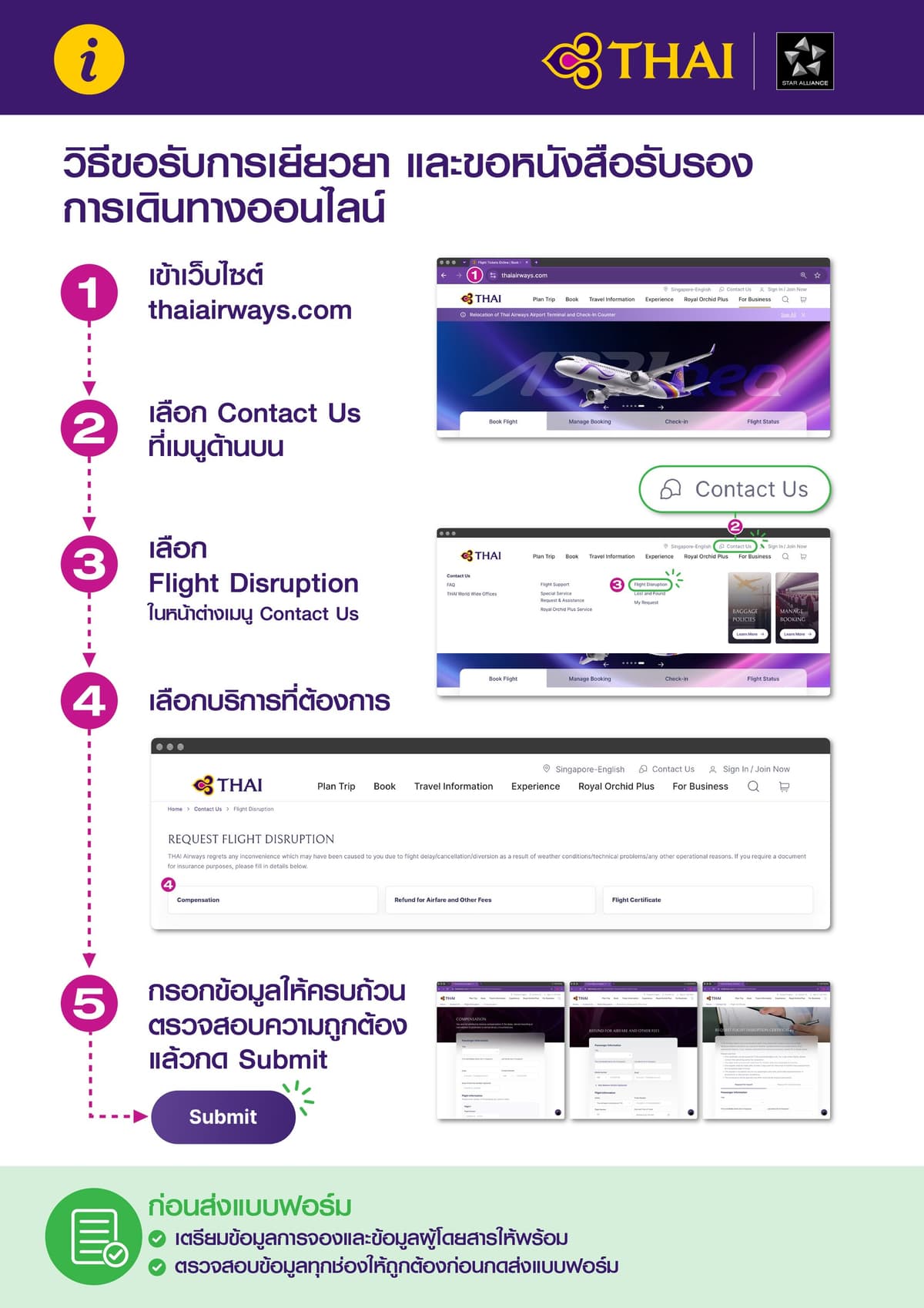 ‘บินไทย’เยียวยาผู้โดยสารยื่นขอชดเชย เที่ยวบินดีเลย์-ยกเลิก-กระเป๋าช้า
