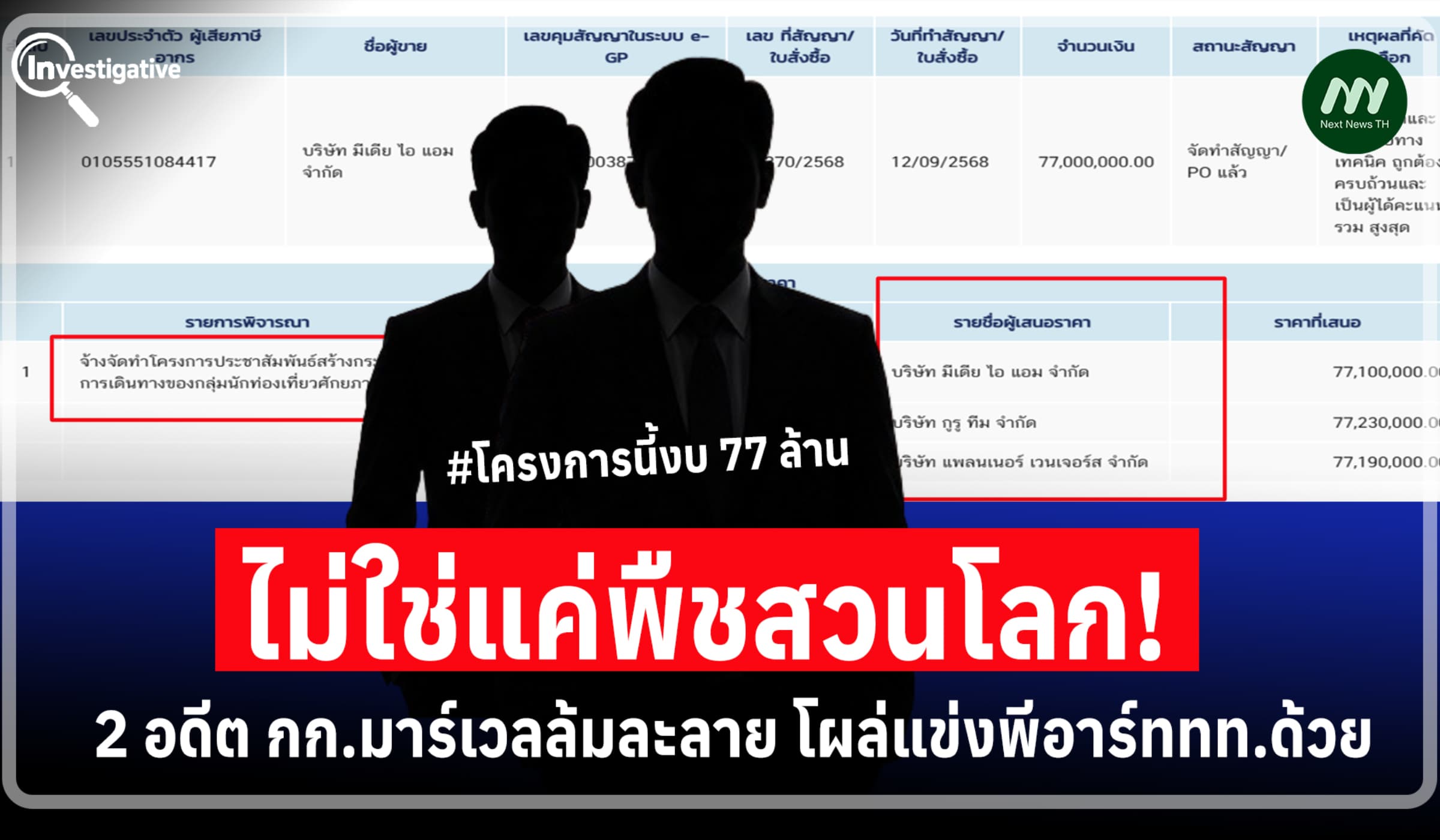 ไม่ใช่แค่พืชสวนโลก! 2 อดีต กก.มาร์เวลล้มละลาย โผล่แข่งพีอาร์ ททท.ด้วย